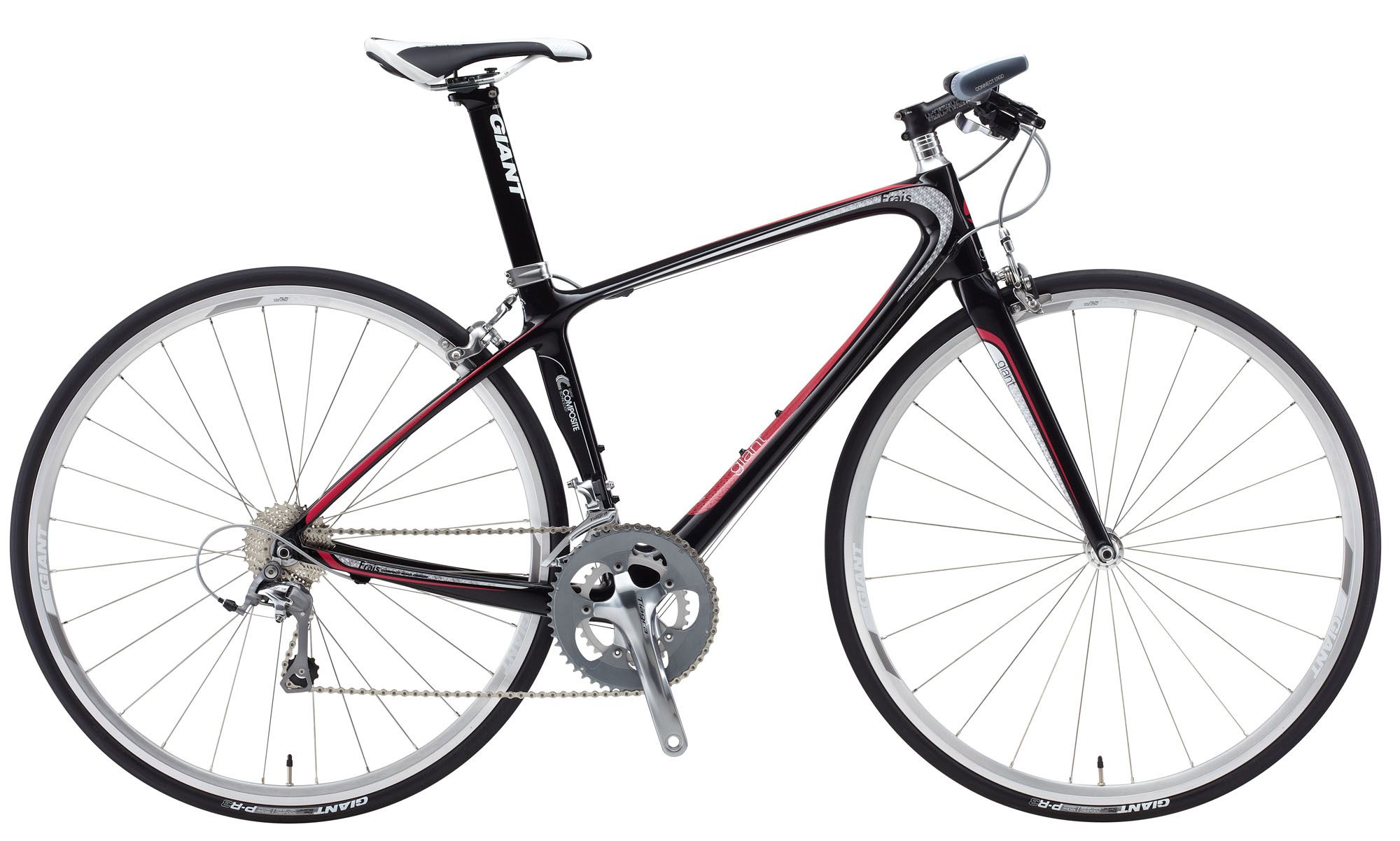 是一台有效率的平把公路车最